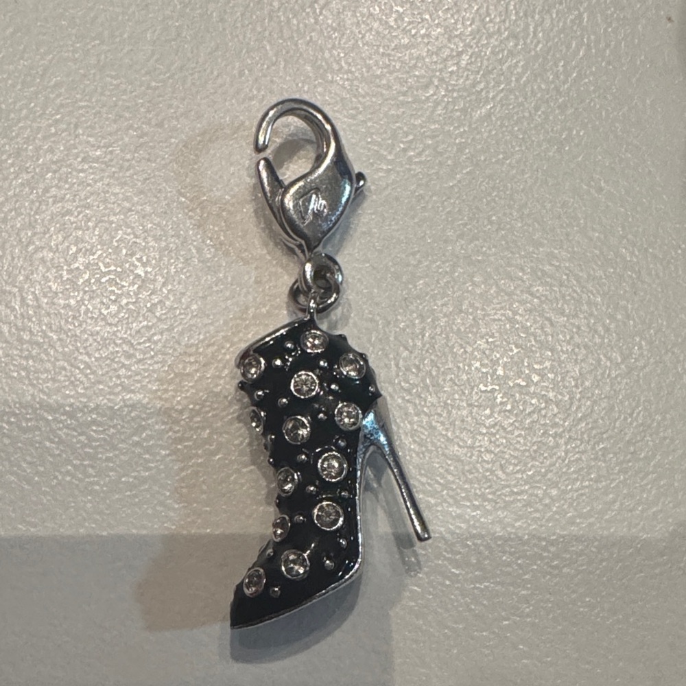 Swarovski Black High Heel Charm
